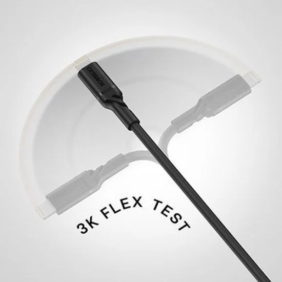 Otterbox Lighing To Usb-A Cable Standerd 2M  Black